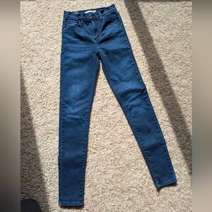 Women's Levi’s Mile High Super Skinny Jeans - Size 25 x 30